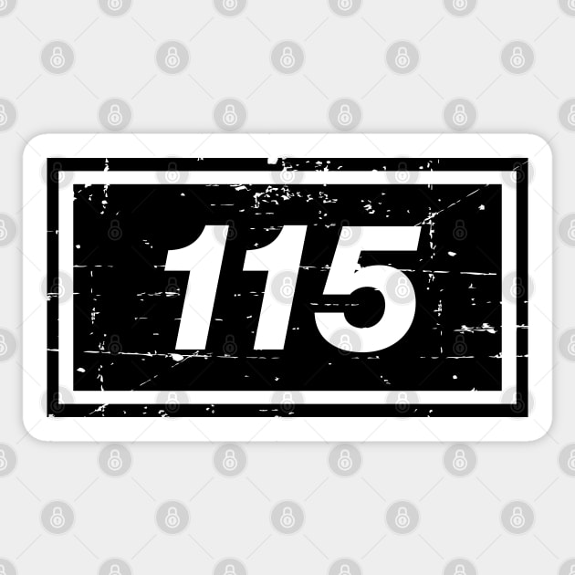 City 115 Charges Oasis Indie Music Manchester Black Sticker by Butter Creative